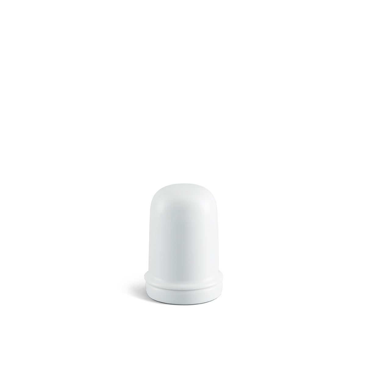Hủ tăm 8 cm + nắp - Jasmine - Trắng