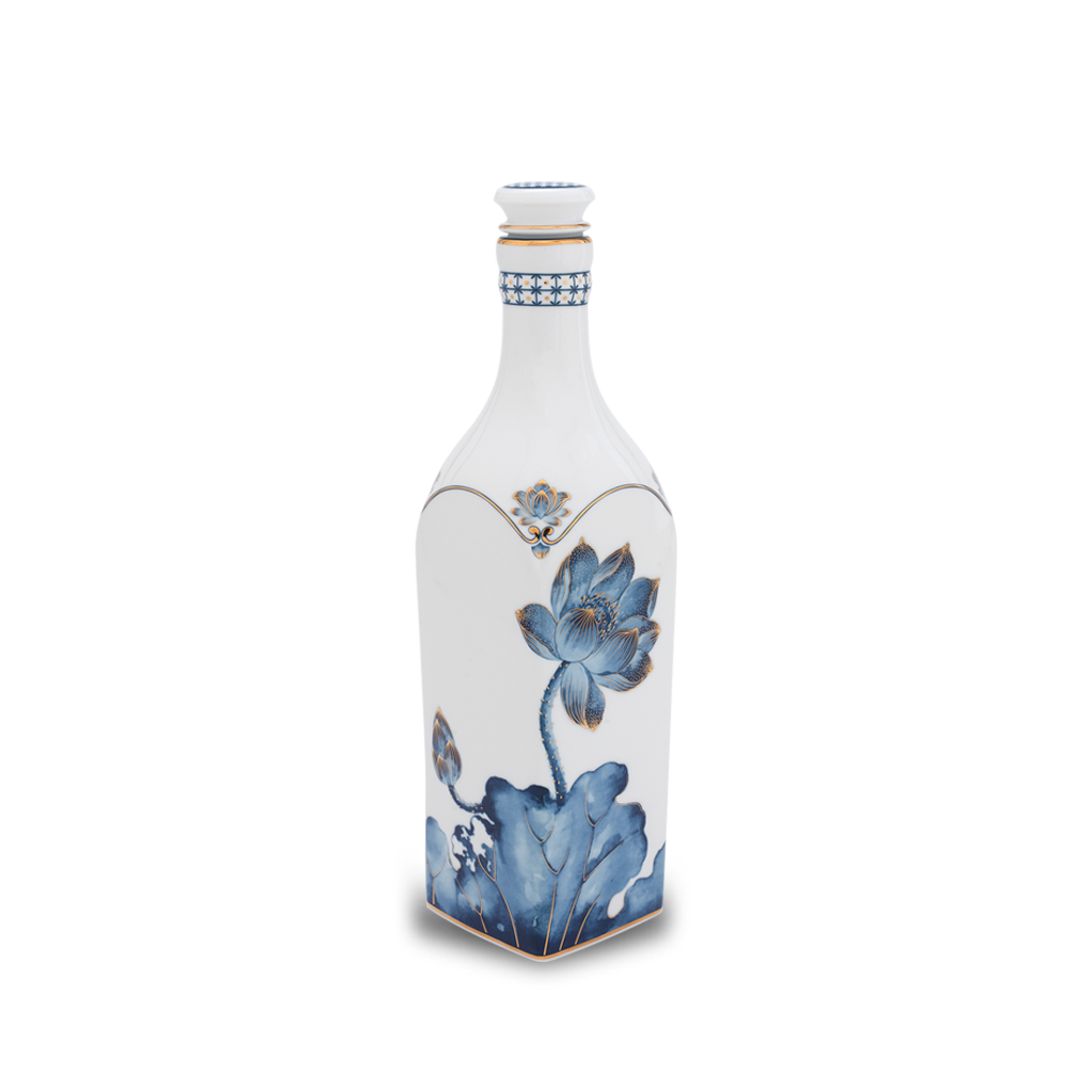 Chai Sứ Dưỡng Sinh Sen Cobalt 1.0L