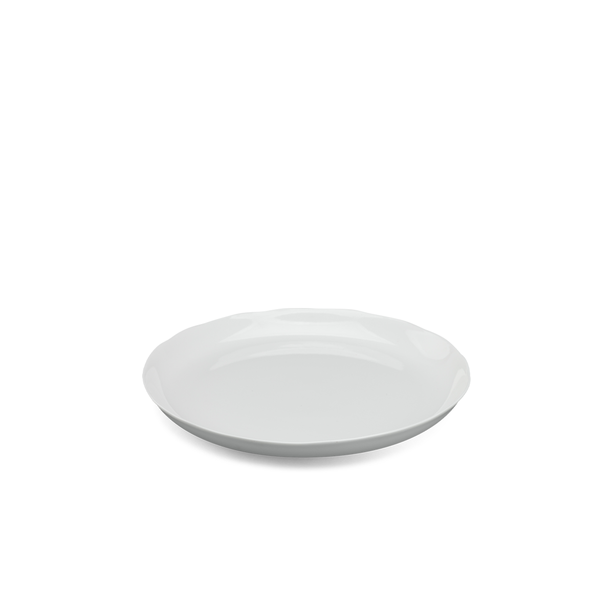 Khay Trà 23cm Mẫu Đơn IFP Trắng Ngà