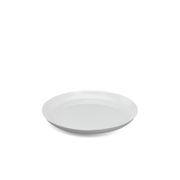 Khay trà 23 cm - Mẫu Đơn - Trắng