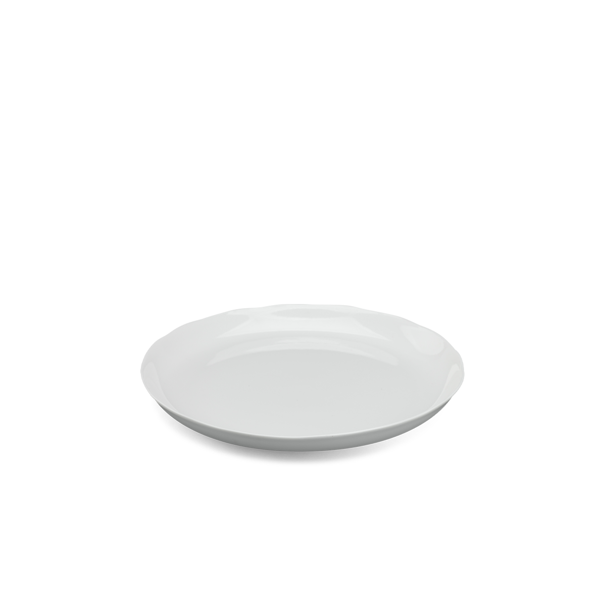 Khay trà 23 cm - Mẫu Đơn - Trắng