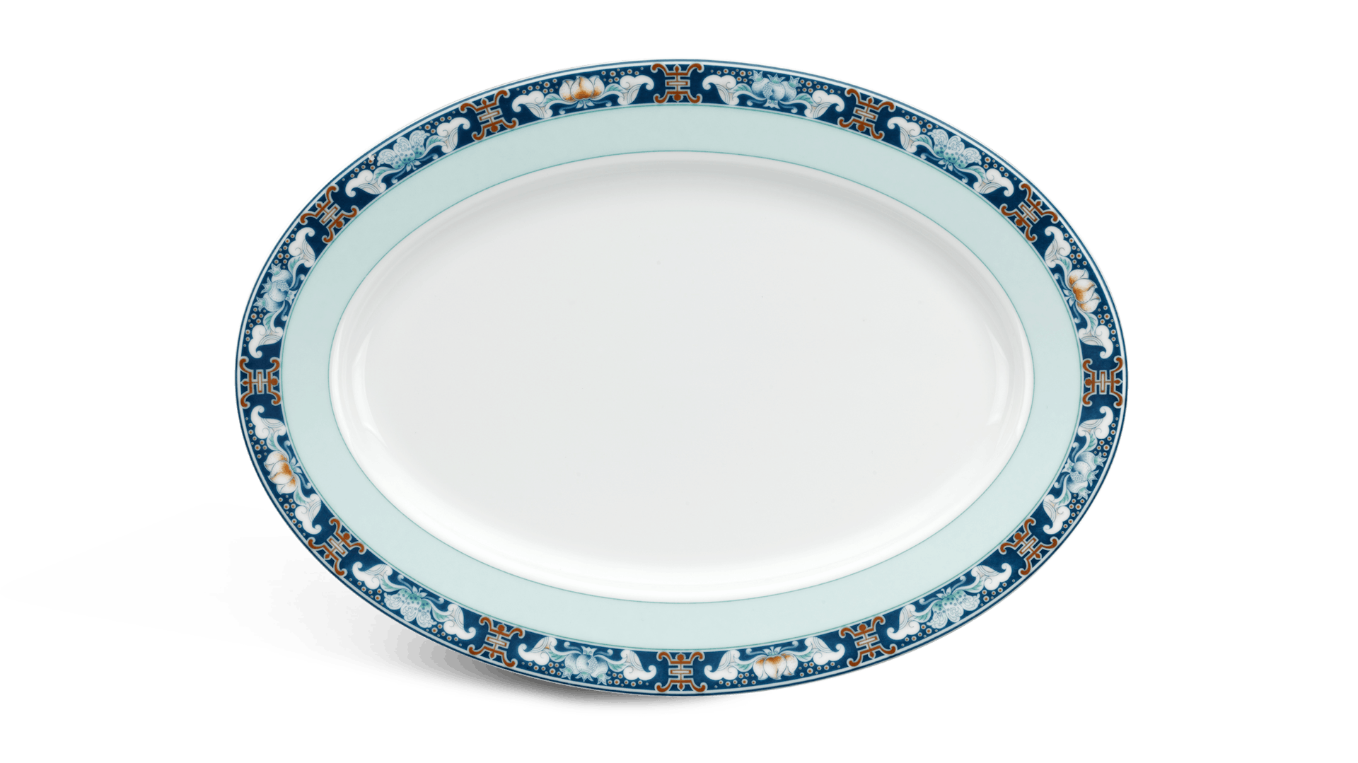 Dĩa oval - jasmine - phước lộc thọ