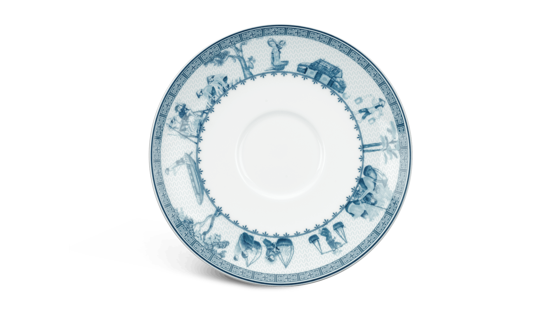 Dĩa lót chén 15 cm - jasmine - thôn dã