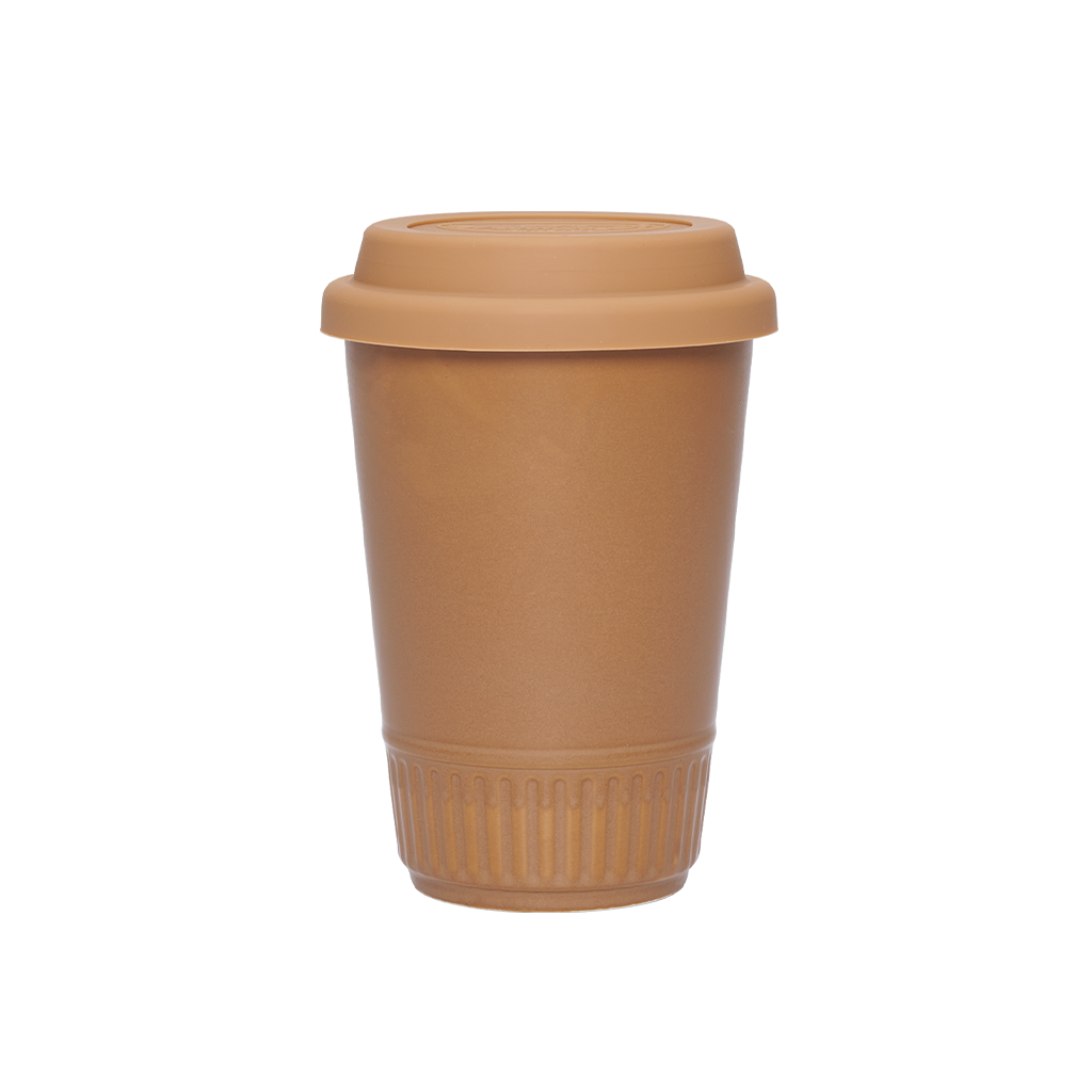 Ly cao 0.40 L + nắp silicon - Misc Assortment - Màu Nâu (M)