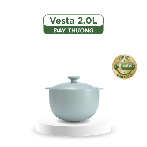  Nồi dưỡng sinh Vesta 2.0 L + nắp (CK) - Healthy Cook - Màu Xám 2 