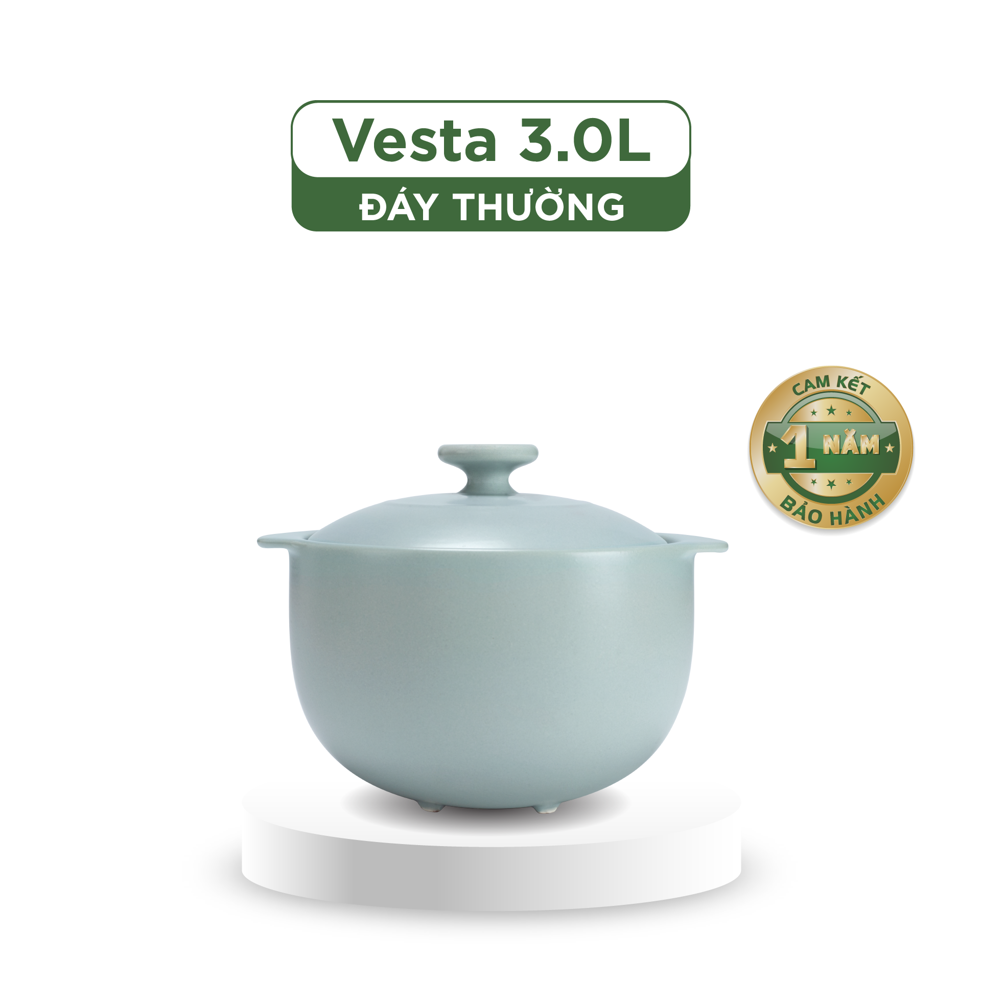 Nồi Dưỡng Sinh Vesta Nồi Tròn Cao 3.0L