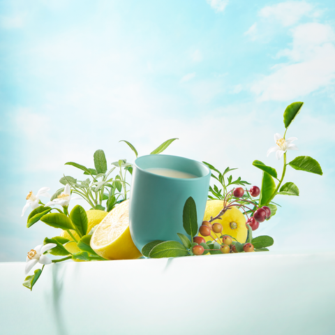  Nến thơm (K1) - Hương Hạ - Màu Xanh Dương 