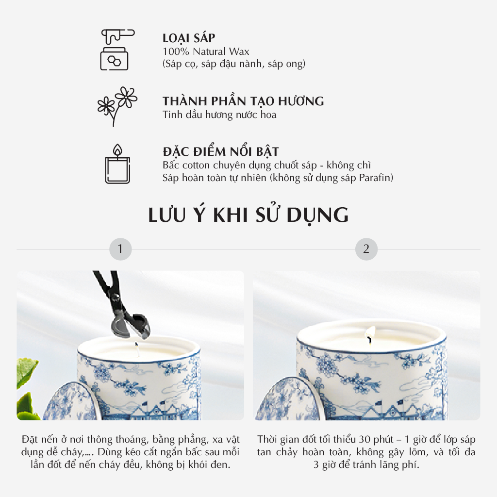 Nến thơm (K1) - Hương Xuân - Màu Hồng 2