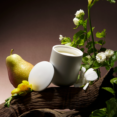  Nến thơm (K2) - Hương Đông - Trắng Bóng Mờ 