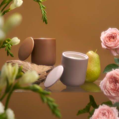  Nến thơm (K2) - Hương Thu - Màu Nâu 