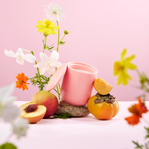  Nến thơm (K2) - Hương Xuân - Màu Hồng 2 