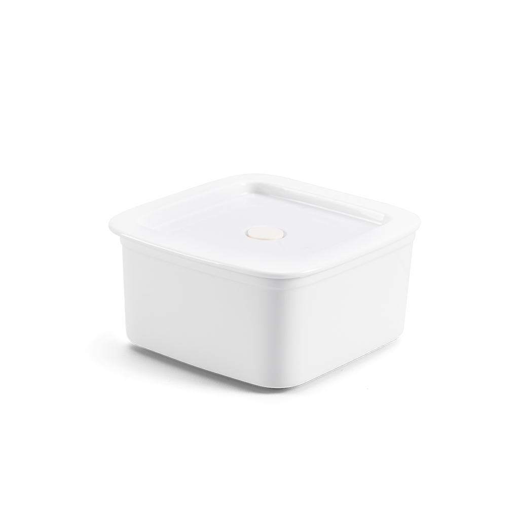 Hộp Dưỡng Sinh Vuông 15cm Trắng