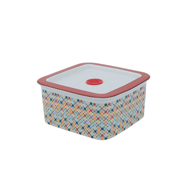 Hộp dưỡng sinh vuông đựng thực phẩm 15 cm + nắp - Dưỡng Sinh - Mosaic (LTD)