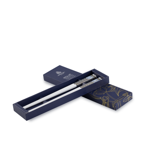  Đũa sứ dưỡng sinh 24.4 cm - Dưỡng Sinh IFP - Xanh 1 (TTV) 