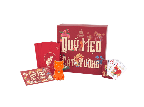 Combo Phú Quý (Mèo 9.5 cm cam)