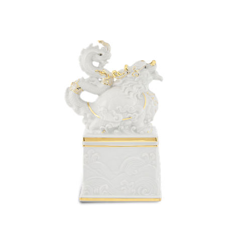  Tượng Rắn Bảo Hợp Thái Hòa 17 cm - Trắng 