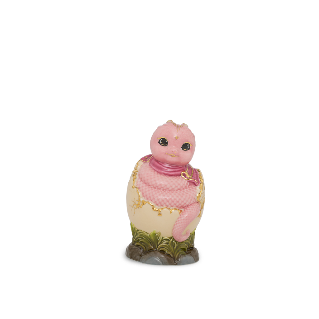 Tượng Rắn Phúc Thái 9.8 cm - Màu Hồng