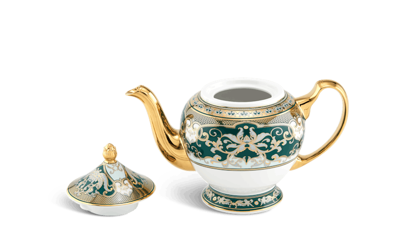 Bộ trà 1.3 L - Hoàng cung - Sen Ngọc Bích