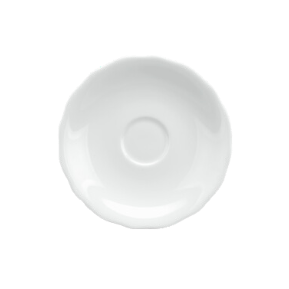 Dĩa Lót Tách IFP Mẫu Đơn 13cm Trắng Ngà