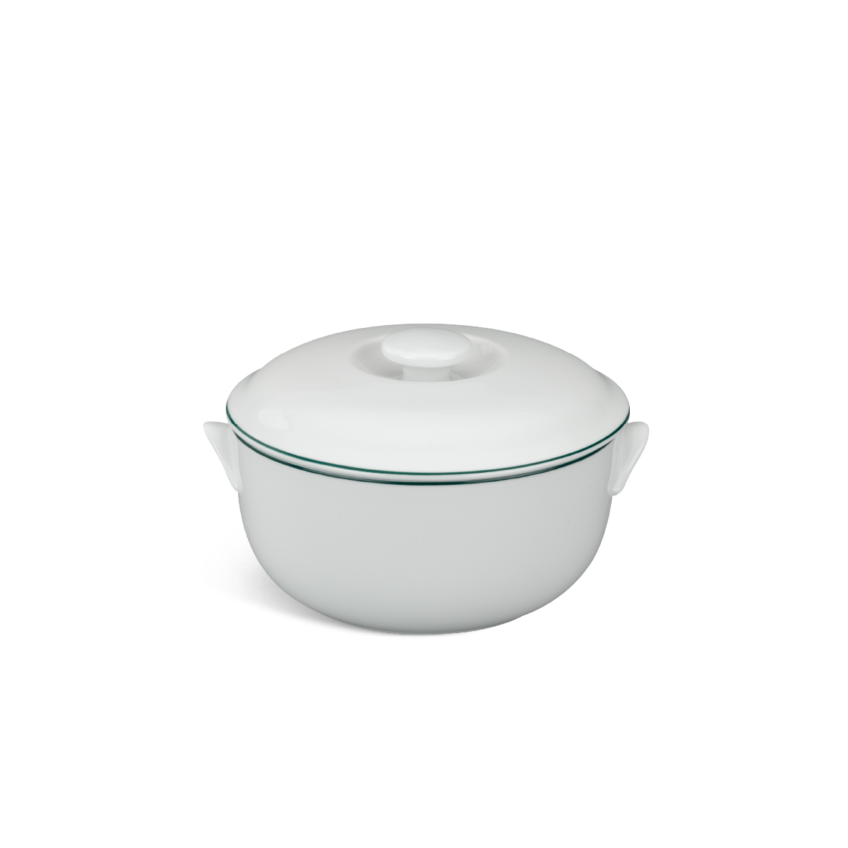 Thố + nắp - Jasmine - Chỉ Xanh Lá