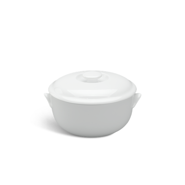 Thố + nắp - Jasmine - Trắng
