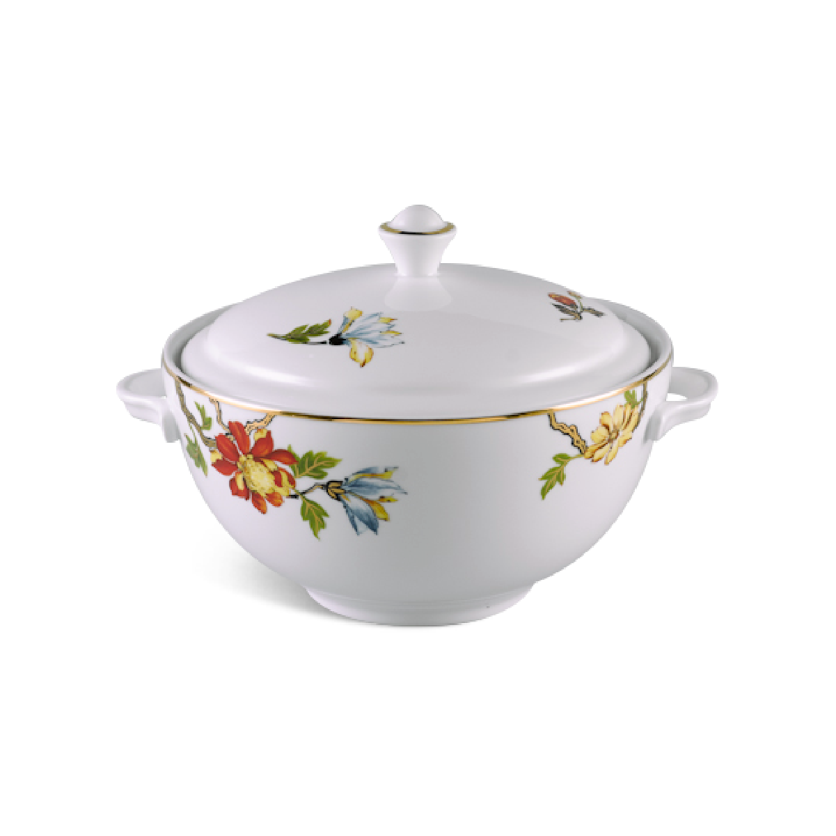 Thố 18 cm + nắp - Camellia - Cát Tường