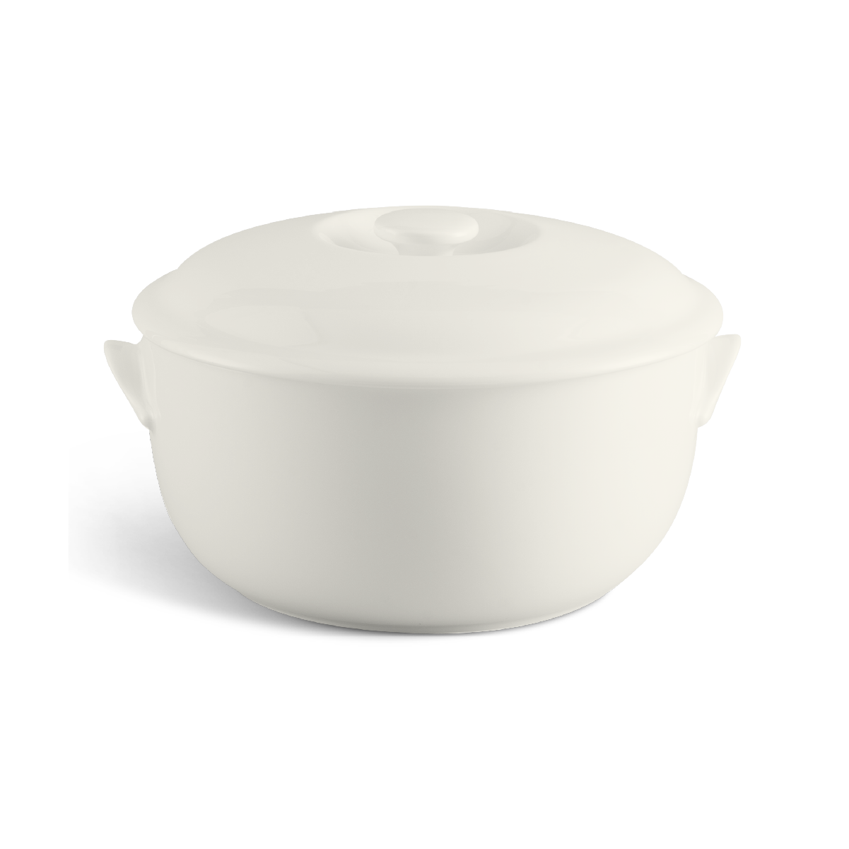 Thố 18 cm + nắp - Jasmine Lys - Trắng Ngà