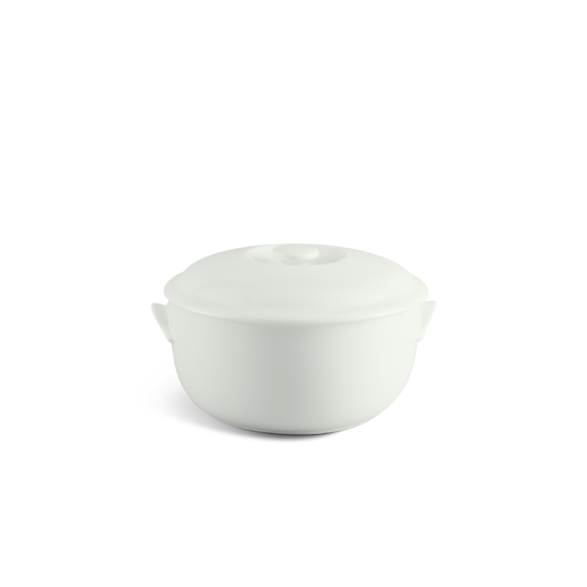 Thố 18 cm + nắp - Jasmine Lys - Trắng Ngà