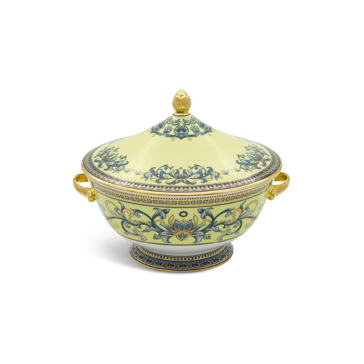 Thố 22 cm + nắp - hoàng cung - hoàng liên