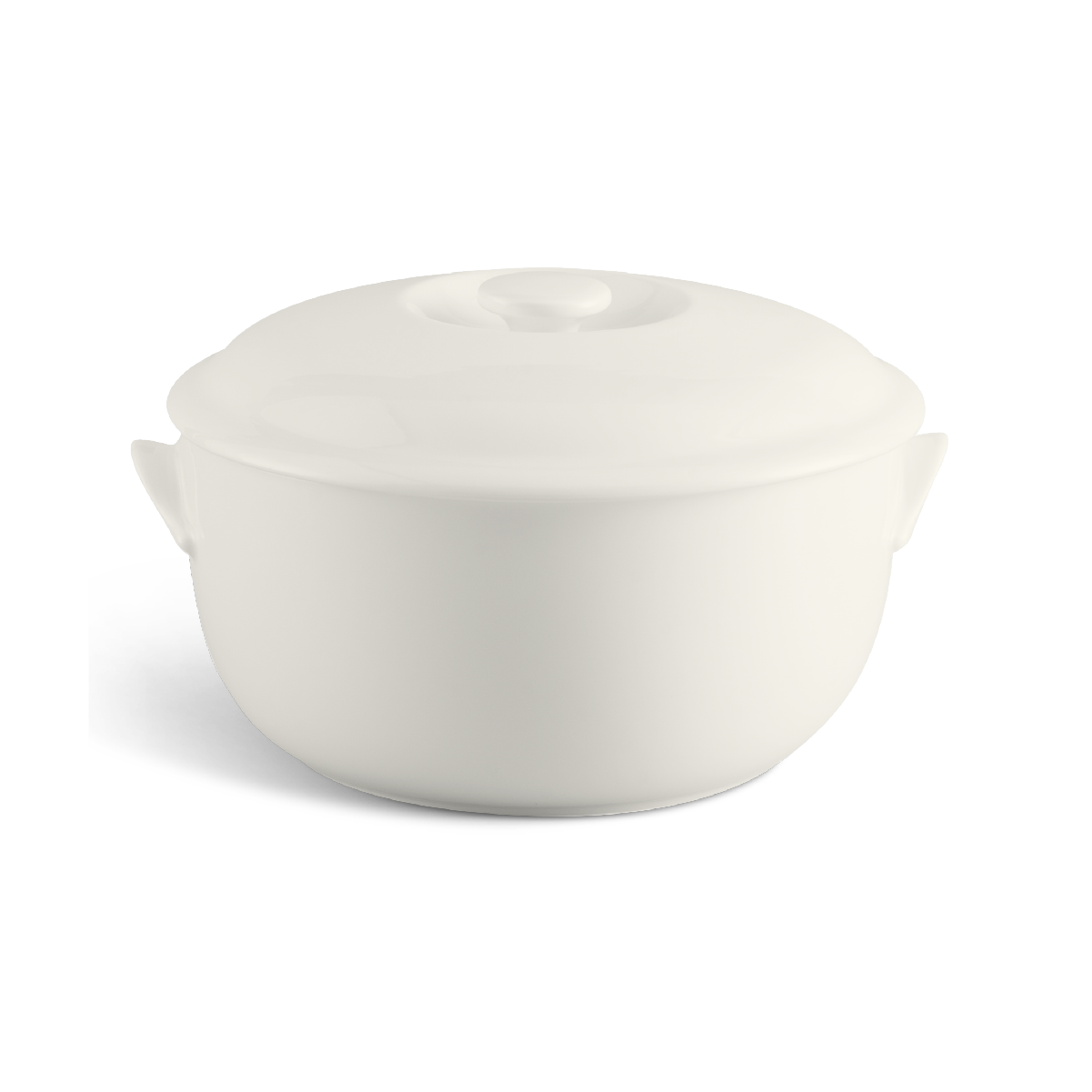 Thố 22 cm + nắp - Jasmine Lys - Trắng Ngà