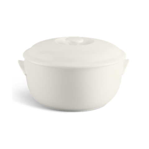  Thố 22 cm + nắp - Jasmine - Trắng Ngà 