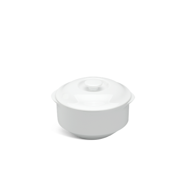 Thố cá nhân 9.7 cm + nắp - Jasmine - Trắng