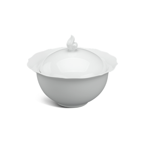  Thố + nắp - Mẫu Đơn IFP - Trắng Ngà 