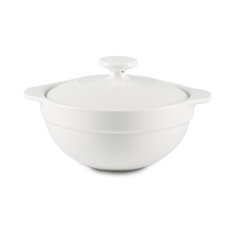 Thố cá nhân cạn Luna 0.3L + nắp