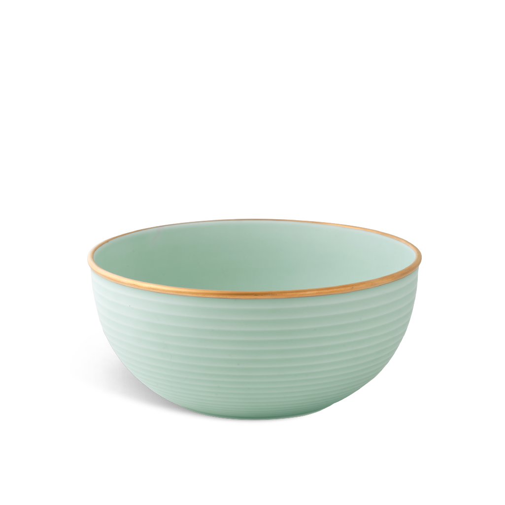 Tô cao 19 cm - Cordon - Men Ngọc Sương Mờ (Trang trí Vàng)