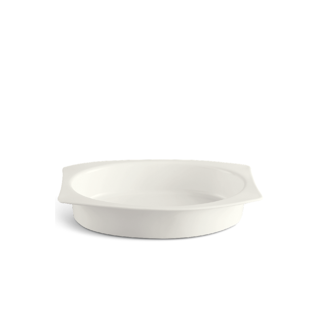 Tô chữ nhật oval lòng 27.5 x 19 cm - Gourmet Lys - Trắng Ngà