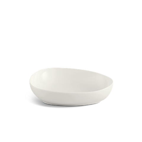  Tô tam giác tròn 21 cm - Gourmet Lys - Trắng Ngà 