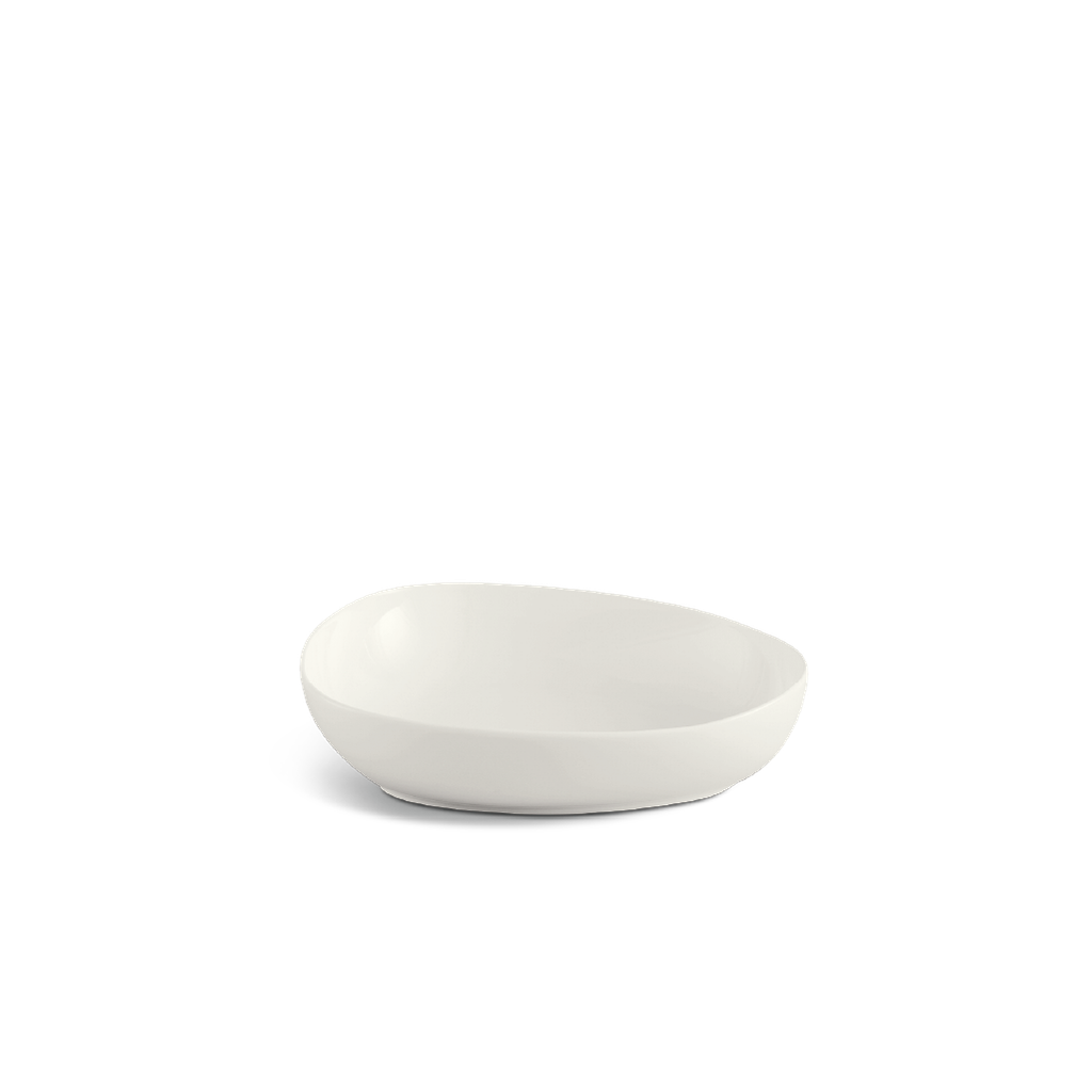 Tô tam giác tròn 21 cm - Gourmet Lys - Trắng Ngà