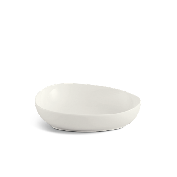 Tô tam giác tròn 29 cm - Gourmet Lys - Trắng Ngà