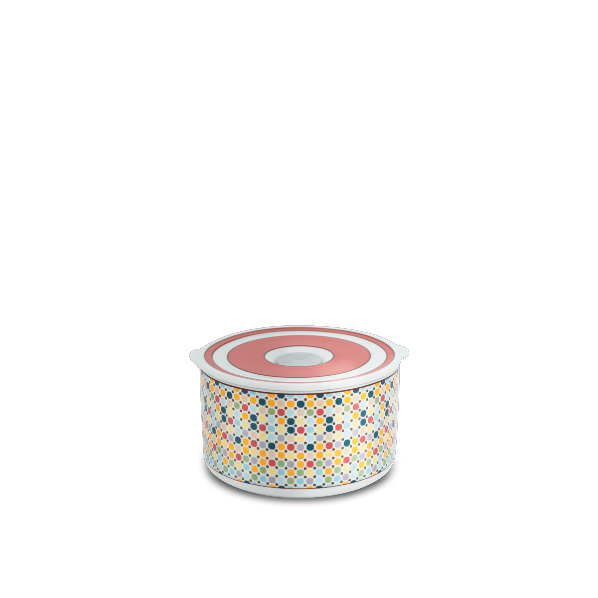 Hộp dưỡng sinh tròn đựng thực phẩm 13 cm + nắp (K) - Dưỡng Sinh - Mosaic