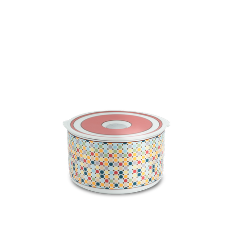  Hộp dưỡng sinh tròn đựng thực phẩm 15 cm + nắp (K) - Dưỡng Sinh - Mosaic 