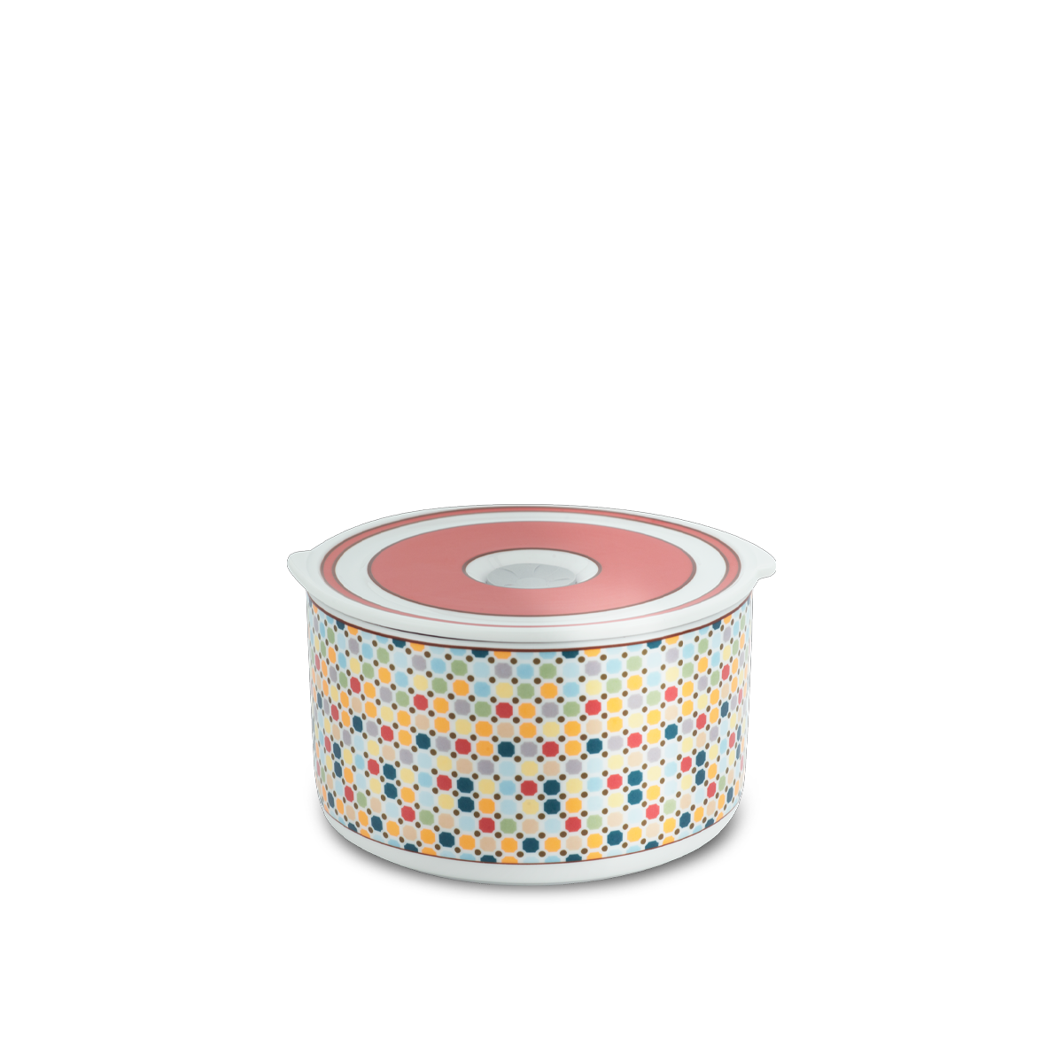 Hộp dưỡng sinh tròn đựng thực phẩm 15 cm + nắp (K) - Dưỡng Sinh - Mosaic