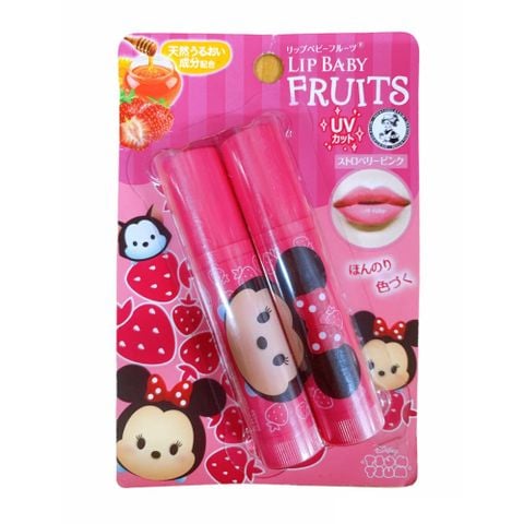 Set 2 Son Dưỡng Môi Rohto Lip Baby Color Fruits Bản Đặc Biệt