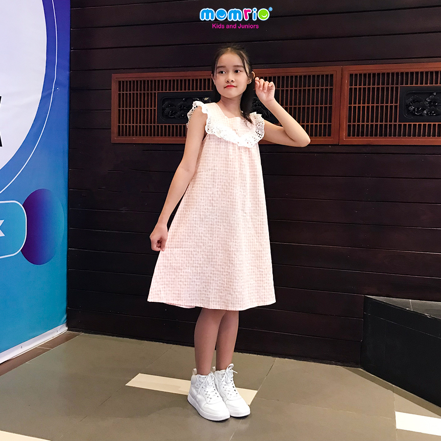 Váy bé gái thô hàn mát mịn 8-20kg hoa nhí xòe ren xinh xắn, đầm tiểu thư cho  bé mặc hè trẻ em nữ 1 2 3 4 5 6 tuổi Đ032 | Shopee Việt Nam