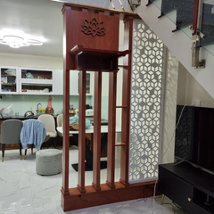 Lam gỗ phòng khách LG16