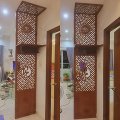 Vách ngăn bàn thờ treo VTT12