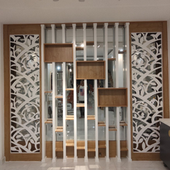 Lam gỗ phòng khách LG12