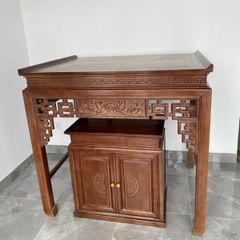 Bàn thờ gia tiên gỗ sồi mẫu BT02