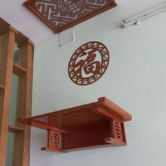 Bàn thờ treo tường chân chữ thọ mẫu MS13