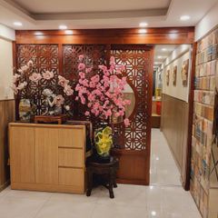 Vách cửa lùa phòng khách CL20